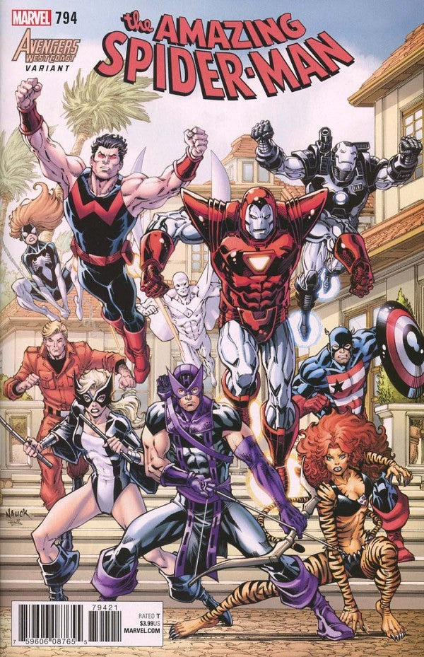 Amazing Spider-Man #794 (2018)  - Nauck Avengers West Coast Variant