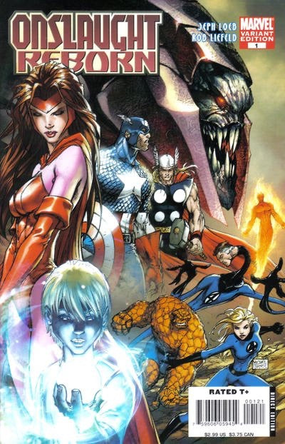 Onslaught Reborn #1 (2006) - Michael Turner Variant