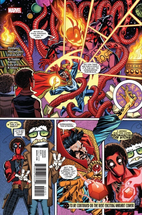 Deadpool #24 (2017) - Scott Koblish #SecretComic Variant