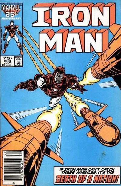 Iron Man #208 (1986) - Newsstand Edition