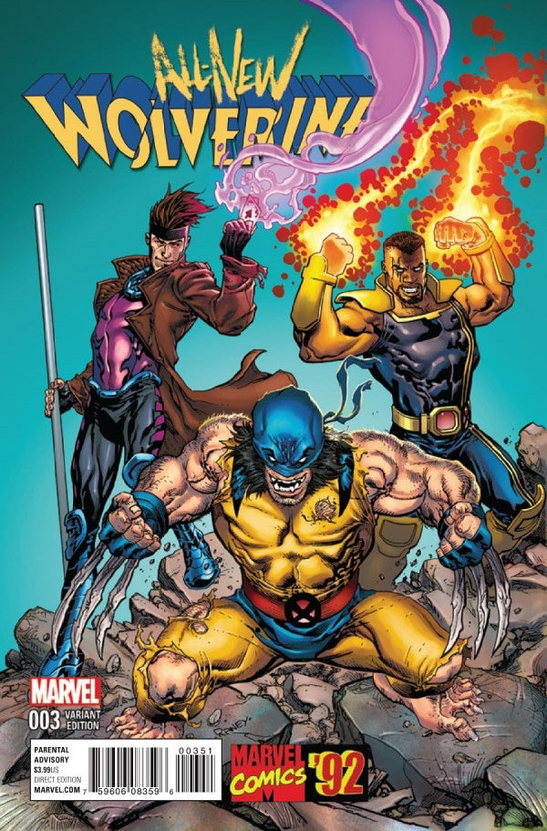 All-New Wolverine #3 (2015) - 1:20 Tom Raney Marvel '92 Variant