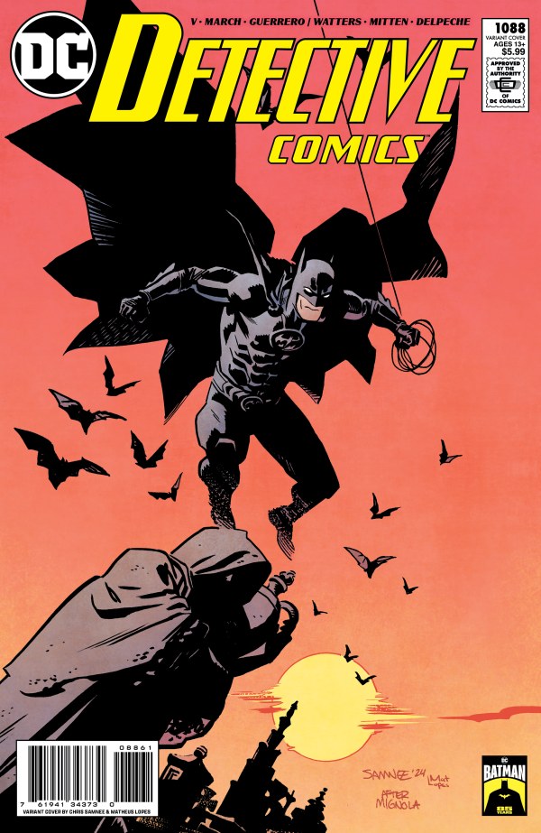 Detective Comics #1088 (2024) - Samnee Batman 85th Anniversary Variant