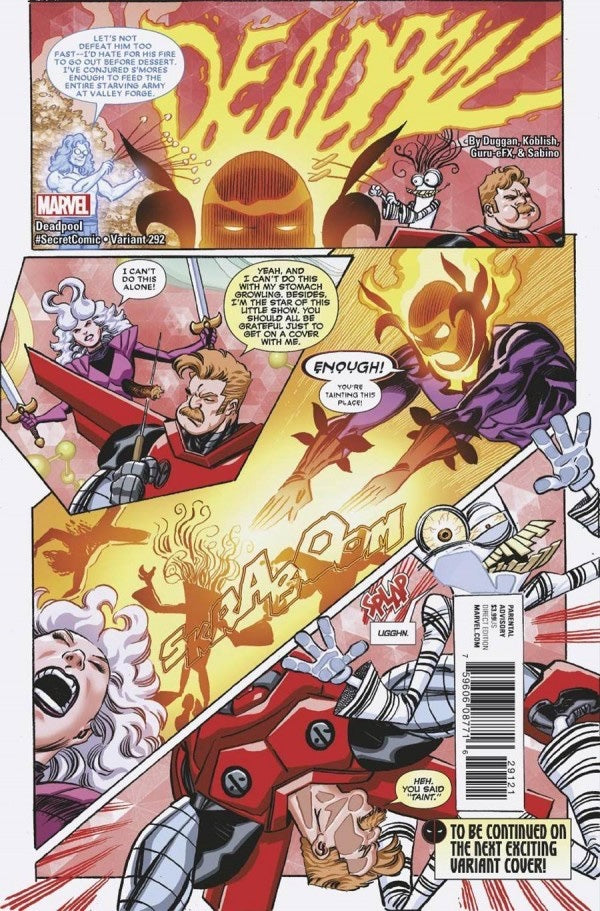 Despicable Deadpool #292 (2018) - Scott Koblish Secret Comic Variant