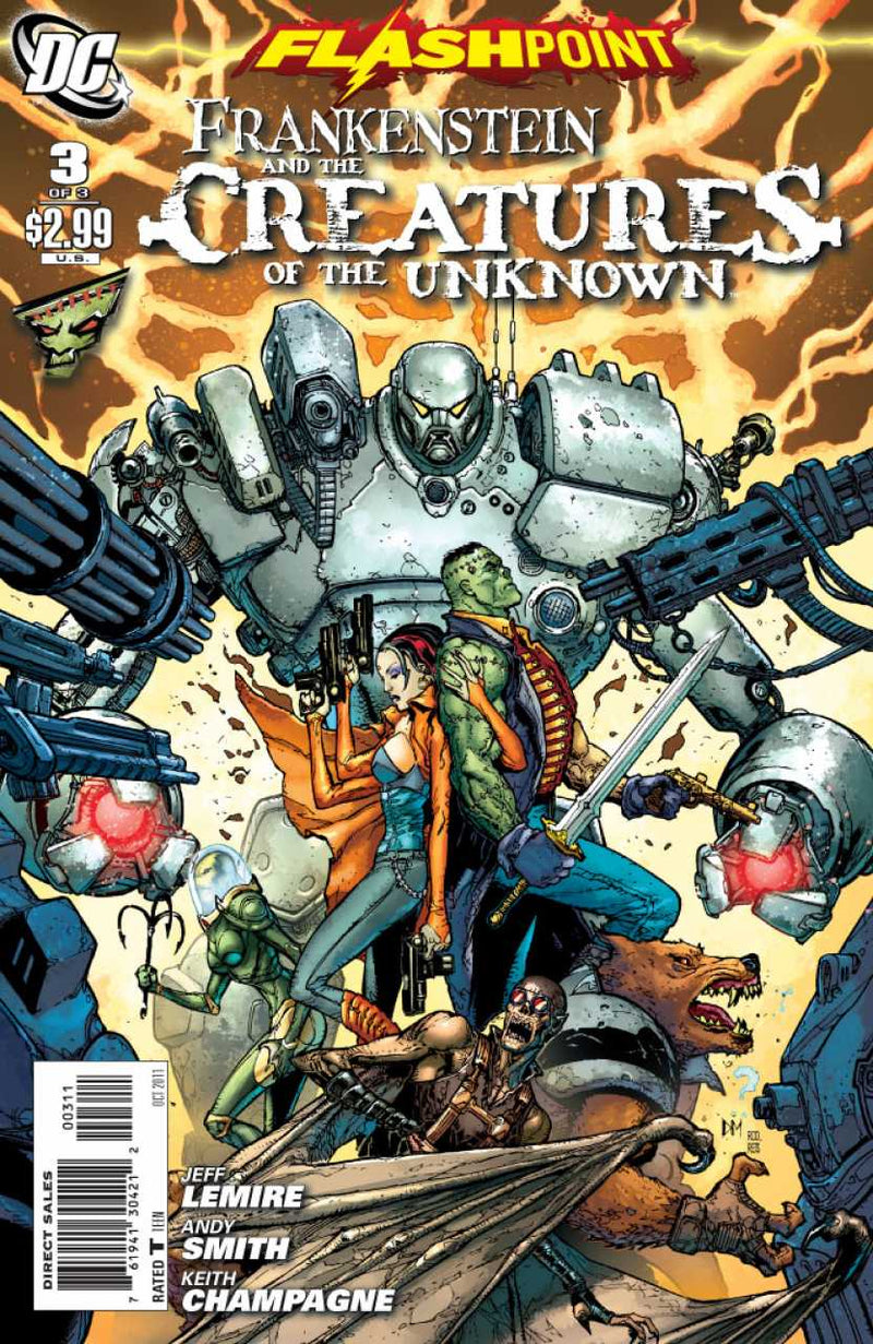Flashpoint: Frankenstein and the Creatures of the Unknown #3 (2011)