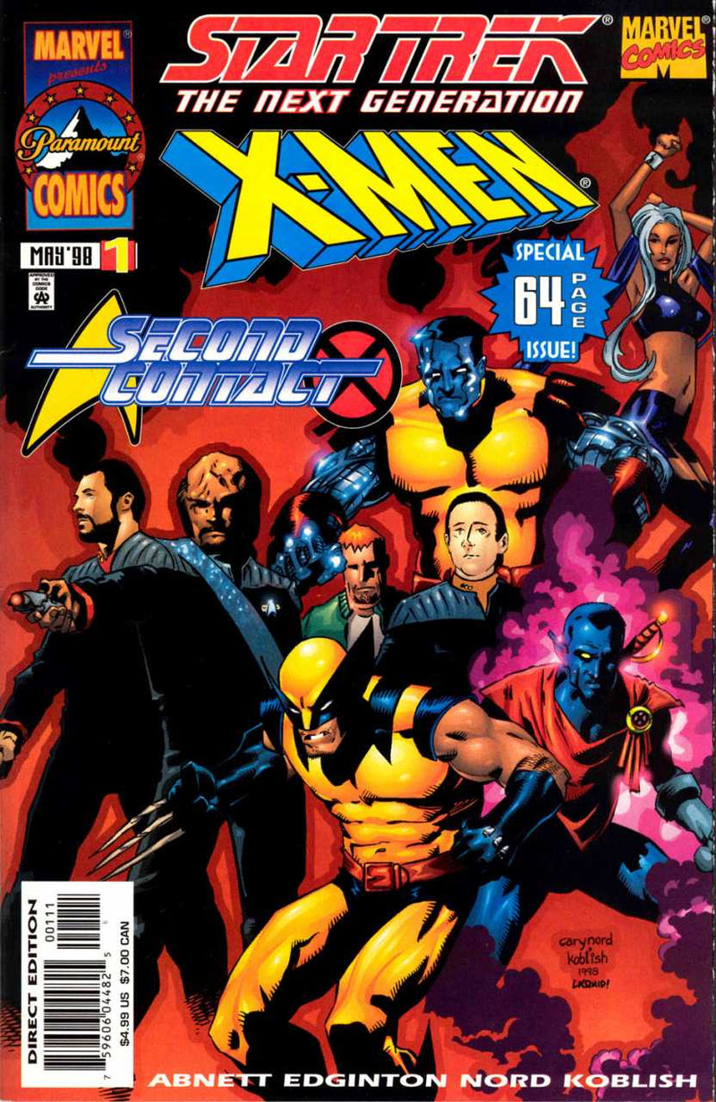 Star Trek: The Next Generation / X-Men - Second Contact #1 (1998)
