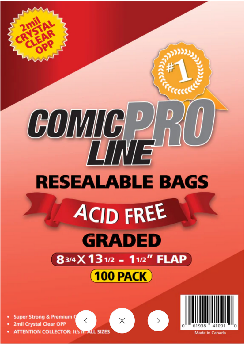 Bags - Graded Resealable: 8 3/4" x 13 1/2"