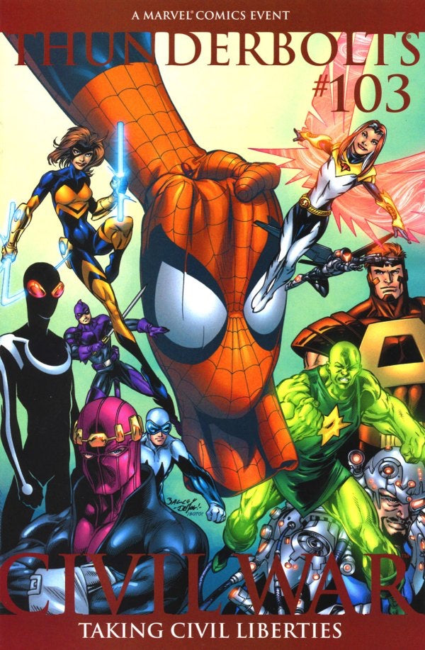 Thunderbolts #103 (2006) - 2nd Printing Mark Bagley