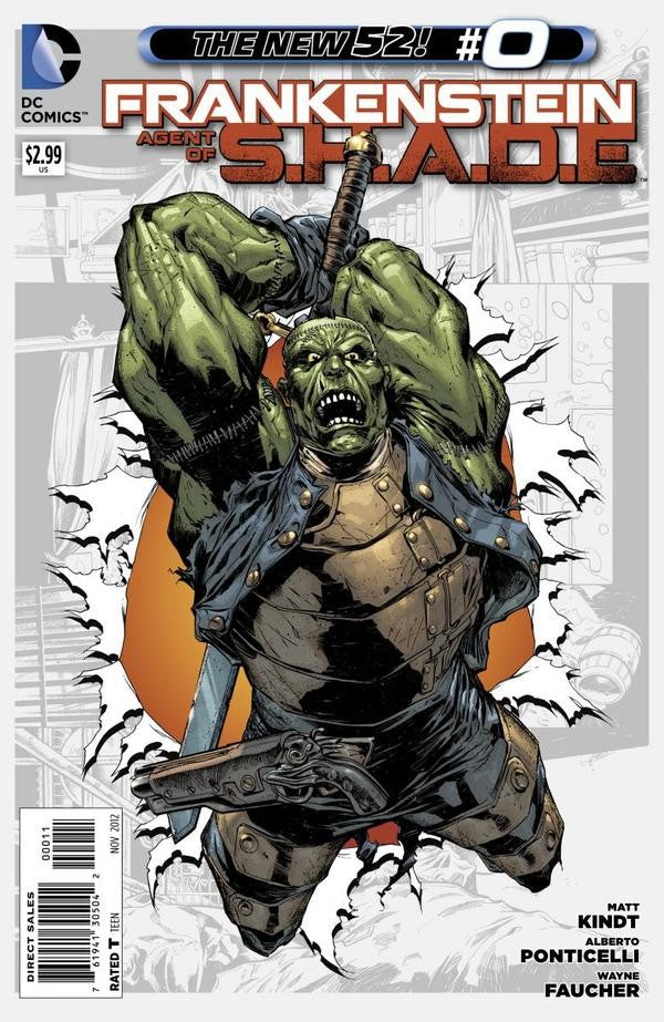 Frankenstein, Agent of S.H.A.D.E. #0 (2012)