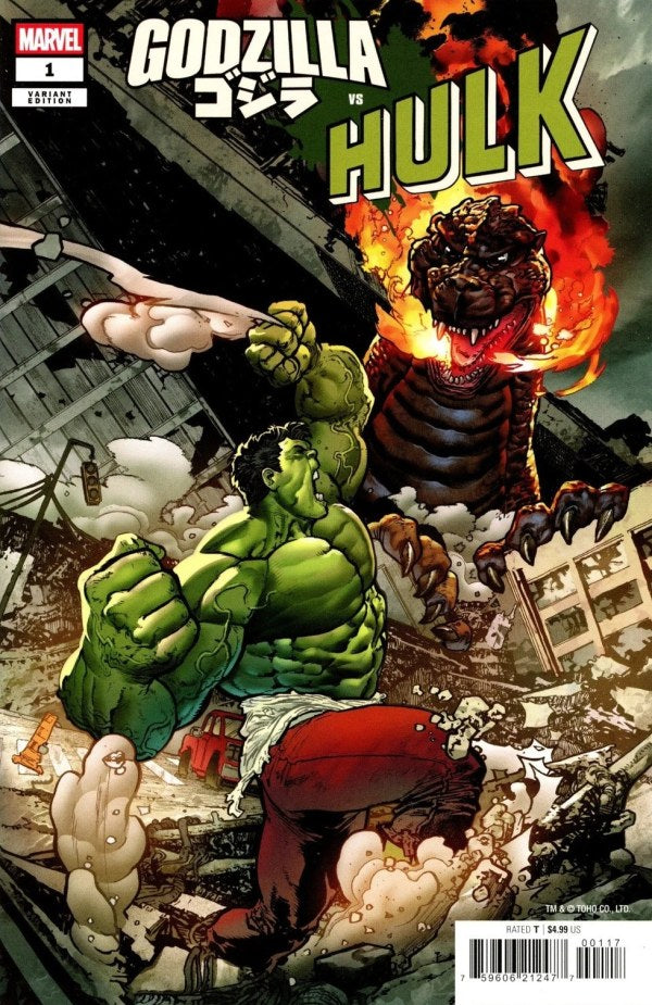 Godzilla vs. Hulk #1 (2025) - 1:25 Bressan Variant