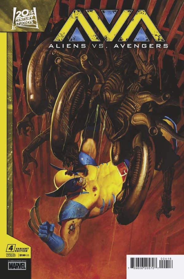 Aliens vs. Avengers #4 (2025) - 1:25 Gist Variant