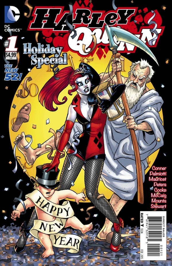 Harley Quinn Holiday Special #1 (2014) - Amanda Conner New Year's Eve Variant
