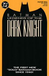 Batman: Legends of the Dark Knight #1 (1989) All Variants Set