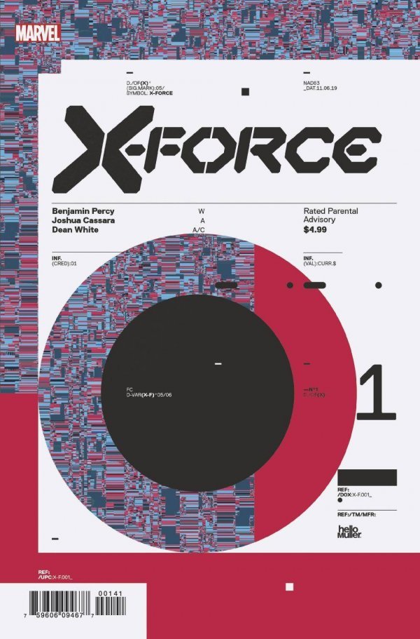 X-Force #1 (2019) - 1:10 Muller Design Variant