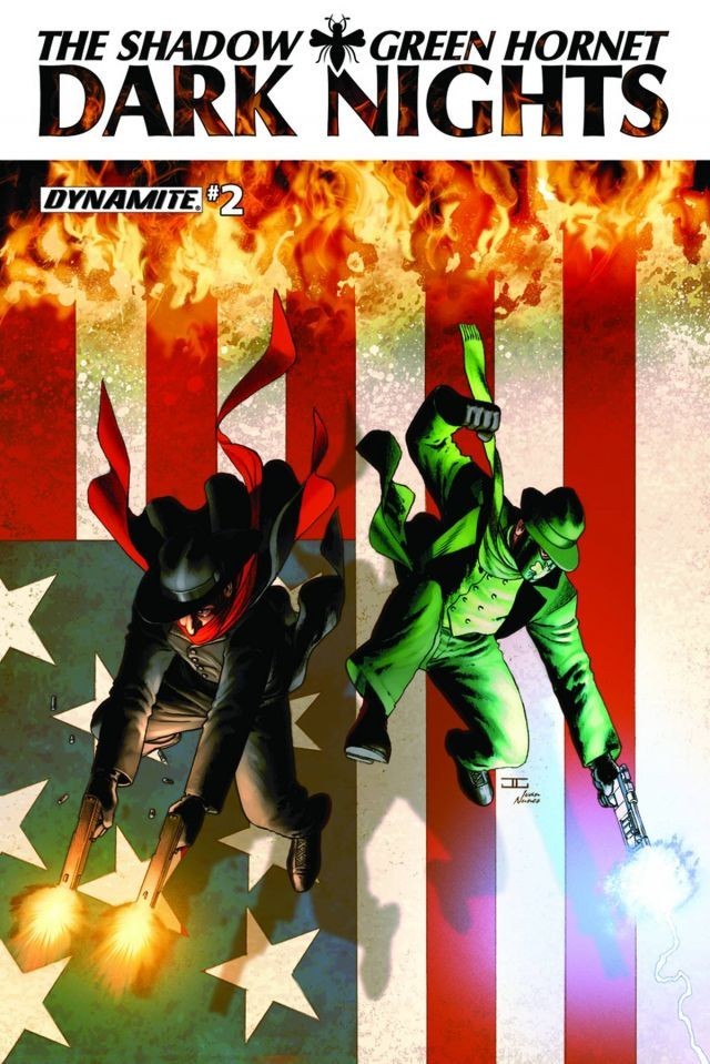 Shadow / Green Hornet: Dark Nights #2 (2013) Cassaday cover