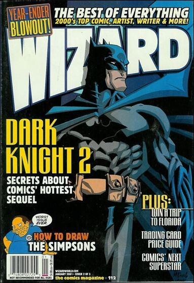 Wizard Magazine #112 (2000) - Cover B - Sealed