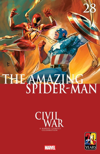 Amazing Spider-Man #28 (2026) - Rod Reis Civil War Celebration Variant