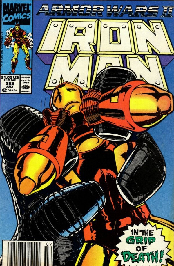 Iron Man #258 (1990) - Newsstand Edition