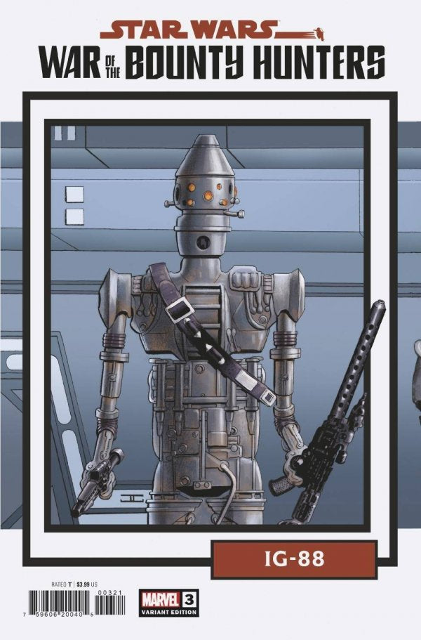 Star Wars: War of the Bounty Hunters #3 (2021) - 1:25 Cassaday Trading Card Variant